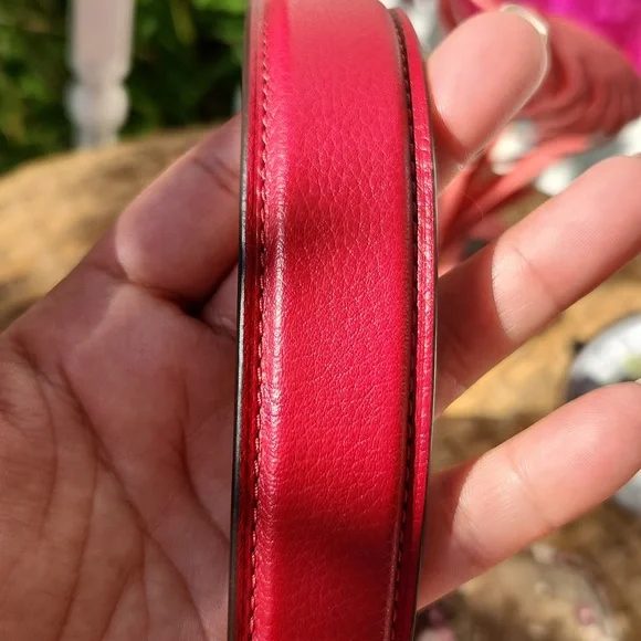 🔥🔥Rare NWOT Coach Skylar Small Satchel Crossbody Hobo Deep Scarlet/IM❤️❤️🌹 - Picture 5 of 8